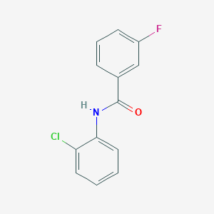 molecular formula C13H9ClFNO B185188 N-(2-chlorophenyl)-3-fluorobenzamide CAS No. 1629-12-5