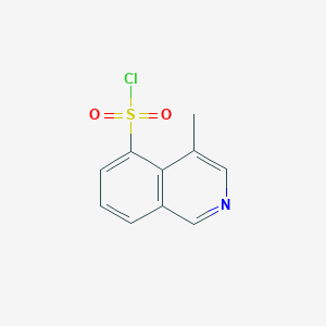 molecular formula C10H8ClNO2S B018519 4-Methylisoquinoline-5-sulfonyl chloride CAS No. 194032-16-1