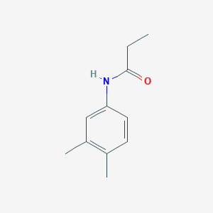 molecular formula C11H15NO B185201 N-(3,4-dimethylphenyl)propanamide CAS No. 22835-89-8