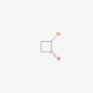 molecular formula C4H5BrO B185203 2-溴环丁酮 CAS No. 1192-01-4
