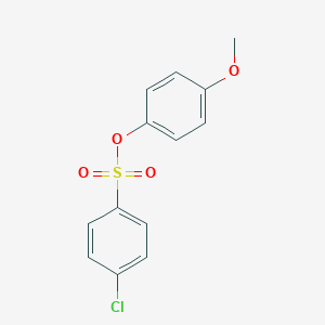 molecular formula C13H11ClO4S B185214 4-Methoxyphenyl 4-chlorobenzenesulfonate CAS No. 18113-54-7
