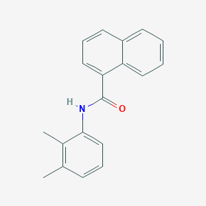 molecular formula C19H17NO B185222 N-(2,3-dimethylphenyl)naphthalene-1-carboxamide CAS No. 5328-36-9