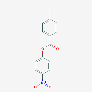 molecular formula C14H11NO4 B185224 p-Toluic acid, 4-nitrophenyl ester CAS No. 15023-67-3
