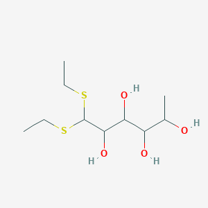 molecular formula C10H22O4S2 B018523 L-Rhamnose diethyl mercaptal CAS No. 6748-70-5
