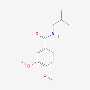 molecular formula C13H19NO3 B185242 3,4-Dimethoxy-n-(2-methylpropyl)benzamide CAS No. 6302-41-6