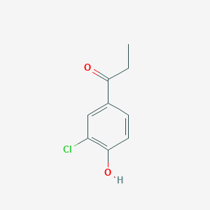 molecular formula C9H9ClO2 B185253 1-(3-Chloro-4-hydroxyphenyl)propan-1-one CAS No. 2892-27-5