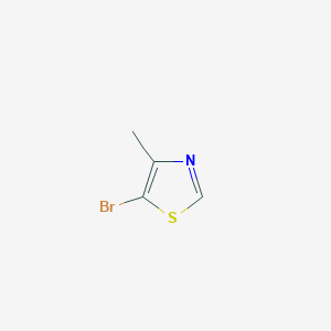 molecular formula C4H4BrNS B185254 5-溴-4-甲基噻唑 CAS No. 111600-83-0