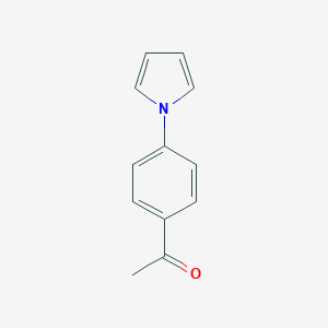 molecular formula C12H11NO B185260 1-[4-(1H-Pyrrol-1-yl)phenyl]ethanone CAS No. 22106-37-2