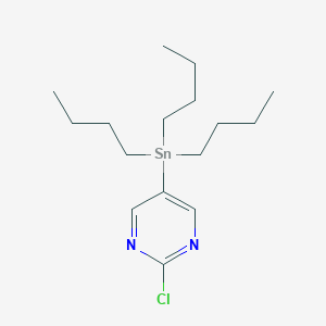 molecular formula C16H29ClN2Sn B185266 2-氯-5-(三丁基锡基)嘧啶 CAS No. 155191-68-7