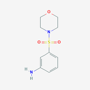 molecular formula C10H14N2O3S B185278 3-(Morpholinosulfonyl)aniline CAS No. 22184-97-0