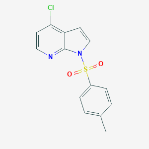 molecular formula C14H11ClN2O2S B185283 4-氯-1-甲苯磺酰基-1H-吡咯并[2,3-b]吡啶 CAS No. 348640-05-1