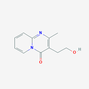 molecular formula C11H12N2O2 B185293 3-(2-羟乙基)-2-甲基-4H-吡啶并[1,2-a]嘧啶-4-酮 CAS No. 41078-67-5