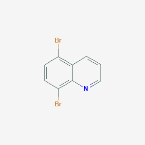molecular formula C9H5Br2N B185300 5,8-二溴喹啉 CAS No. 81278-86-6
