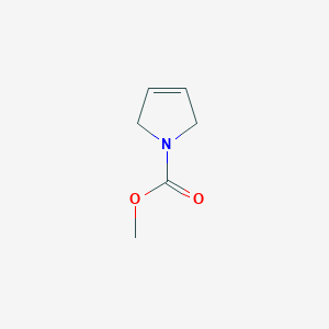 B185301 1H-Pyrrole-1-carboxylic acid, 2,5-dihydro-, methyl ester CAS No. 63603-33-8