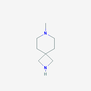 molecular formula C8H16N2 B185323 7-Methyl-2,7-diazaspiro[3.5]nonane CAS No. 135380-50-6