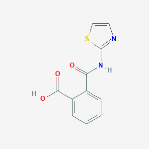 molecular formula C11H8N2O3S B185327 2-(1,3-Thiazol-2-ylcarbamoyl)benzoic acid CAS No. 35098-49-8