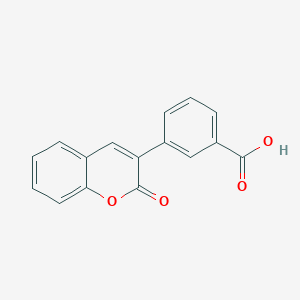 B185352 3-(2-oxo-2H-chromen-3-yl)benzoic acid CAS No. 443292-41-9