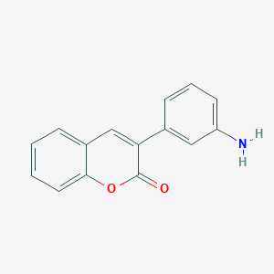 molecular formula C15H11NO2 B185357 3-(3-氨基苯基)-2H-色满-2-酮 CAS No. 292644-31-6