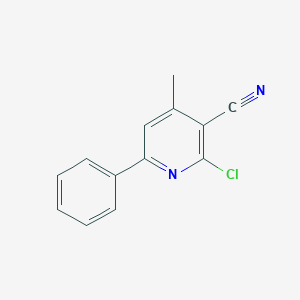 B185369 2-Chloro-4-methyl-6-phenylnicotinonitrile CAS No. 112190-09-7