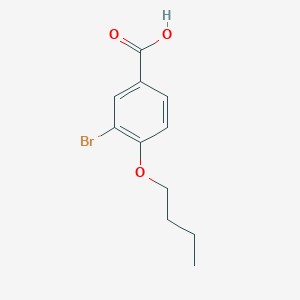 molecular formula C11H13BrO3 B185375 3-Bromo-4-butoxybenzoic acid CAS No. 450416-09-8