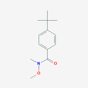 molecular formula C13H19NO2 B185376 4-(tert-Butyl)-N-methoxy-N-methylbenzamide CAS No. 208188-23-2