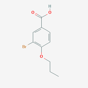 molecular formula C10H11BrO3 B185377 3-Bromo-4-propoxybenzoic acid CAS No. 849509-45-1