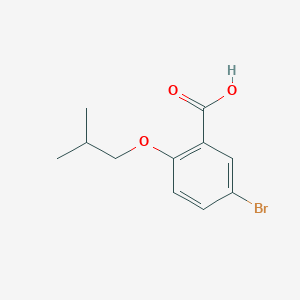 molecular formula C11H13BrO3 B185383 5-Bromo-2-isobutoxybenzoic acid CAS No. 60783-93-9