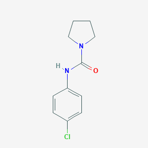 molecular formula C11H13ClN2O B185385 N-(4-chlorophenyl)pyrrolidine-1-carboxamide CAS No. 35640-09-6