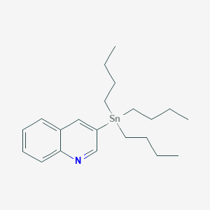 molecular formula C21H33NSn B185390 3-(Tributylstannyl)quinoline CAS No. 166114-72-3