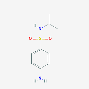 molecular formula C9H14N2O2S B185396 4-氨基-N-异丙基苯磺酰胺 CAS No. 53668-35-2
