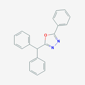 molecular formula C21H16N2O B185403 2-Benzhydryl-5-phenyl-1,3,4-oxadiazole CAS No. 58004-74-3