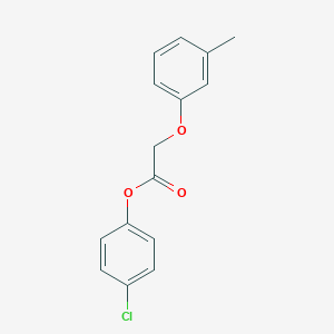 B185419 4-Chlorophenyl (3-methylphenoxy)acetate CAS No. 62095-42-5