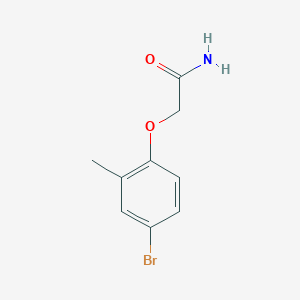 molecular formula C9H10BrNO2 B185429 2-(4-Bromo-2-methylphenoxy)acetamide CAS No. 35368-76-4