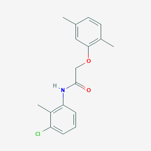 molecular formula C17H18ClNO2 B185432 N-(3-chloro-2-methylphenyl)-2-(2,5-dimethylphenoxy)acetamide CAS No. 315713-32-7