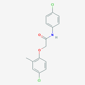 molecular formula C15H13Cl2NO2 B185449 2-(4-chloro-2-methylphenoxy)-N-(4-chlorophenyl)acetamide CAS No. 5159-88-6
