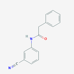 molecular formula C15H12N2O B185453 N-(3-cyanophenyl)-2-phenylacetamide CAS No. 89246-40-2