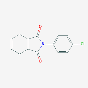 molecular formula C14H12ClNO2 B185464 N-(对氯苯基)-4-环己烯-1,2-二羧酰亚胺 CAS No. 43069-64-3