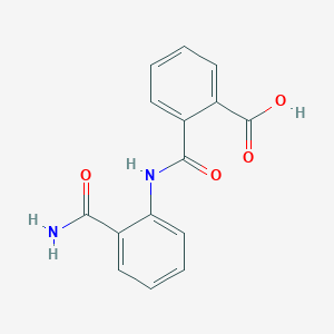 B185468 2-{[2-(Aminocarbonyl)anilino]carbonyl}benzoic acid CAS No. 18257-54-0
