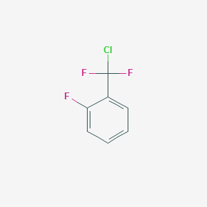 molecular formula C7H4ClF3 B185488 1-(Chlorodifluoromethyl)-2-fluorobenzene CAS No. 17054-13-6