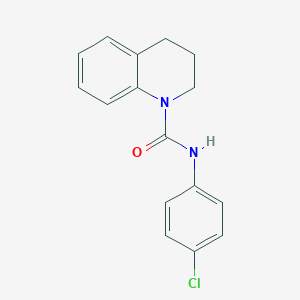 B185491 N-(4-chlorophenyl)-3,4-dihydro-2H-quinoline-1-carboxamide CAS No. 6198-79-4
