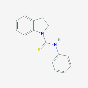 molecular formula C15H14N2S B185494 N-phenyl-1-indolinecarbothioamide CAS No. 61589-33-1