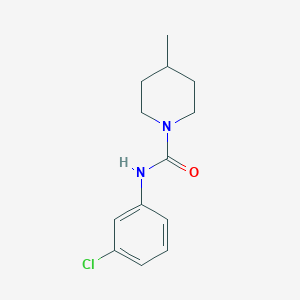 molecular formula C13H17ClN2O B185497 N-(3-chlorophenyl)-4-methylpiperidine-1-carboxamide CAS No. 60465-13-6