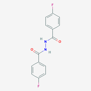 molecular formula C14H10F2N2O2 B185498 4-Fluoro-N'-(4-fluorobenzoyl)benzohydrazide CAS No. 582-91-2