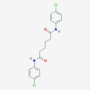 molecular formula C18H18Cl2N2O2 B185501 N,N'-bis(4-chlorophenyl)hexanediamide CAS No. 148622-54-2