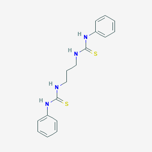 molecular formula C17H20N4S2 B185508 N'-{3-[(anilinocarbothioyl)amino]propyl}-N-phenylthiourea CAS No. 52420-78-7