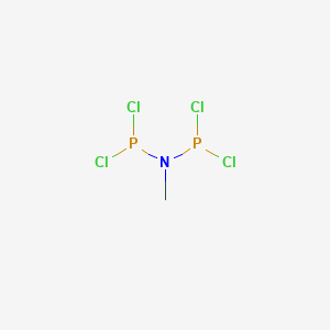 molecular formula CH3Cl4NP2 B185509 Bis(dichlorophosphino)methylamine CAS No. 17648-16-7