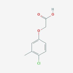 molecular formula C9H9ClO3 B185523 (4-氯-3-甲基苯氧基)乙酸 CAS No. 588-20-5