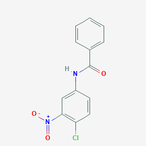 molecular formula C13H9ClN2O3 B185527 N-(4-chloro-3-nitrophenyl)benzamide CAS No. 63565-15-1
