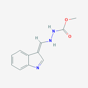 molecular formula C11H11N3O2 B185530 methyl N-[[(Z)-indol-3-ylidenemethyl]amino]carbamate CAS No. 88692-99-3