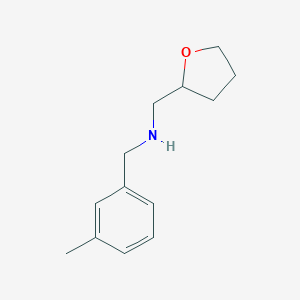 molecular formula C13H19NO B185557 (3-Methyl-benzyl)-(tetrahydro-furan-2-ylmethyl)-amine CAS No. 356530-65-9